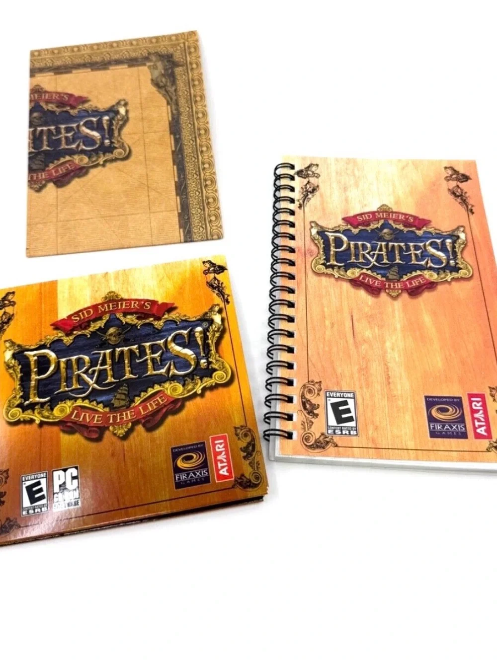 Sid Meier’s Pirates! Live the Life (2004 PC) with 2 Discs, Manual, & Map